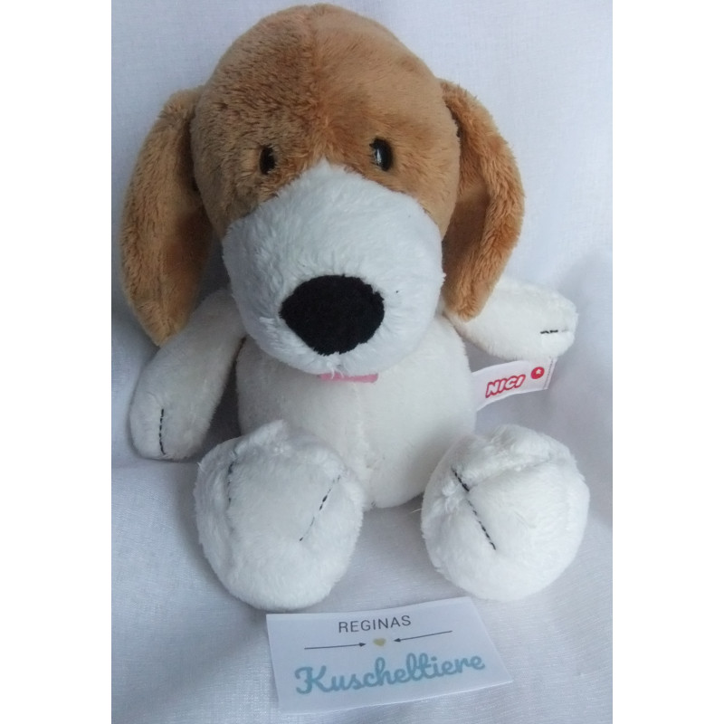 Nici - Plüschtier - Hund Beagle - braun/weiß - ca. 25 cm groß - Schlenker