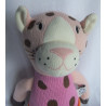 Depot - Kuscheltier - For Little Only - Strick - Leopard Mathilda - rosa, creme, pink - ca. 55 cm groß - Schlenker