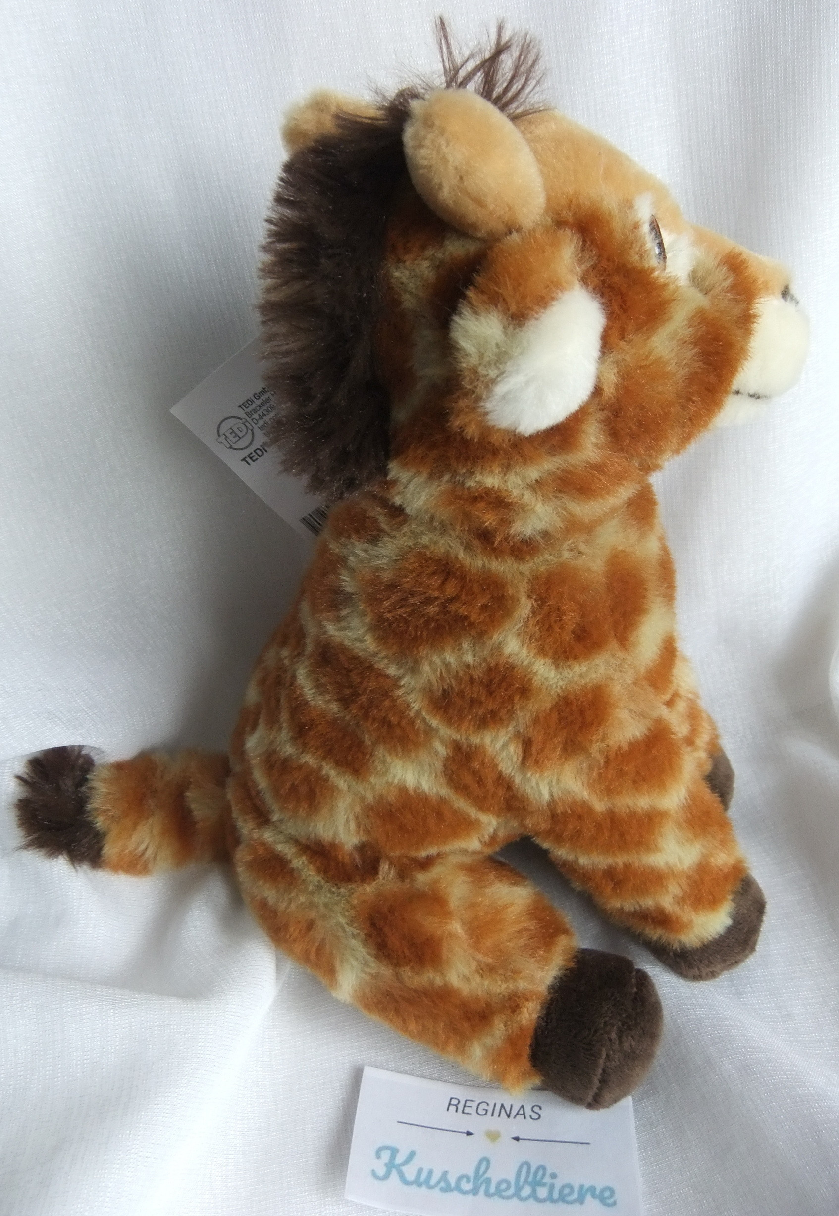 Teddy Giraffe – 25 Cm Großer Plüschbär Im Giraffenkostüm Mit Abnehmbarer Kapuze, Kuschelweich, Ideales Geschenk Für Kinder