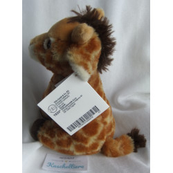 Tedi - Kuschelfreund - Plüschtier - Giraffe - Brauntöne - ca. 21 cm groß - sitzend