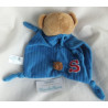 Lief! - Simba - Schmusetuch - Bär mit Herzchenapplikation - blau/braun - ca. 24 cm lang