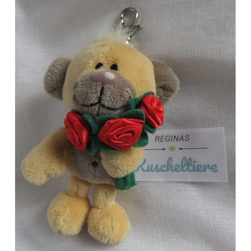 Depesche - Schlüsselanhänger - Pimboli mit Rosen im Ärmchen - ca. 13 cm groß - Schlenker