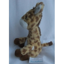 ZDT - Niederlande - Plüschtier - Giraffe - Brauntöne- ca. 25 cm hoch und ca. 14 cm lang