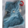 Haba - Schmusetuch mit Schnullerhalter und Beißecke -  Maus - hellblau mit Motiven - ca. 25 cm groß