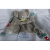 Sigikid - Schmusetuch - Urban Baby Edition - Koala grau/hellblau mit Halstuch - rosa und grau - ca. 33 cm lang