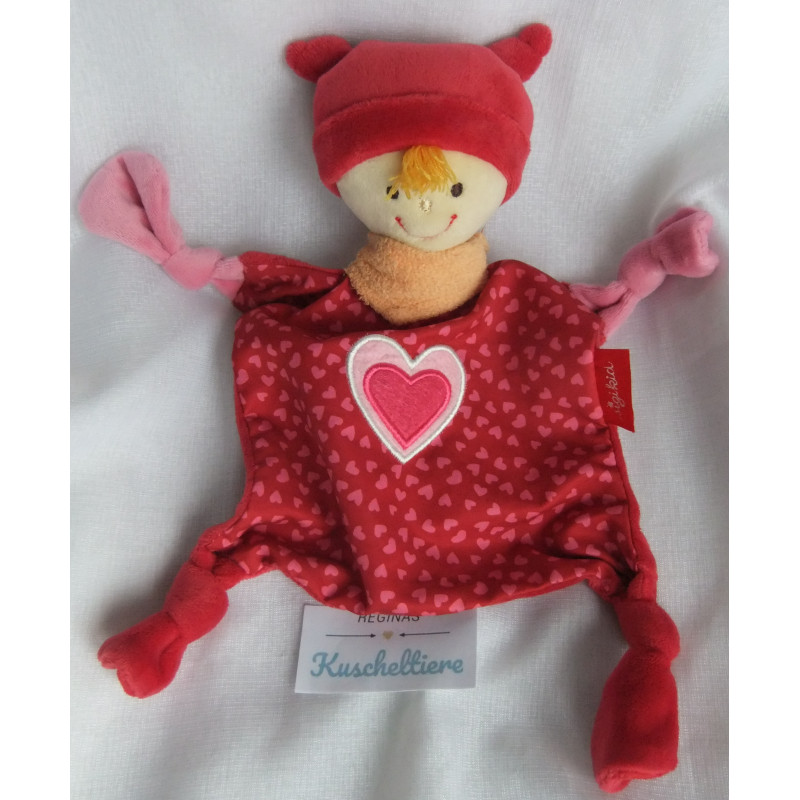 Sigikid - Schmusetuch - Baby Gifts - Sigidolly - rot, pink, rosa - ca. 27 cm lang