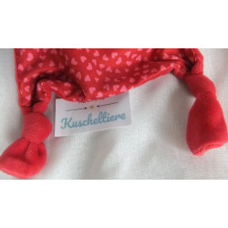 Sigikid - Schmusetuch - Baby Gifts - Sigidolly - rot, pink, rosa - ca. 27 cm lang