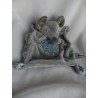 Besttoy - Schmusetuch - Elefant - grau mit bunten Motiven - ca. 23 cm lang