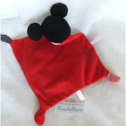 Nicotoy - Disney - Schmusetuch Mickey Mouse - rot/schwarz/grau - ca. 35 cm lang