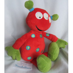 Meine kleinen Monster - Plüschtier - Monster Upsi - rot/grün - ca. 30 cm groß - Schlenker