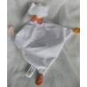 Aldi - Simba - Disney - Schmusetuch - Aristocats Kätzchen Marie weiß und bunte Motive  - mit Schriftzug - ca. 40 cm lang