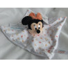 Aldi - Simba - Disney - Schmusetuch - Minnie Mouse Maus mit Schriftzug - ca. 24 cm x 24 cm groß