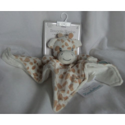 J.E.M Modern Baby - Schmusetuch - Giraffe mit Schnullerhalter - beige/braun - ca. 26 cm lang