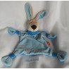 Sigikid - Schmusetuch - Poesie - Hase mit Halstuch Blautöne und Schriftzug Tanze im Regen - ca. 25 cm lang