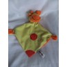 Besttoy -Schmusetuch - Kuh - gelb, orange - mit Rasselgeräusch und Beissecke - ca. 30 cm lang