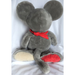 Sigikid - Plüschtier - Red Friends - Maus mit rotem Halstuch und roter Pfote  - ca. 70 cm groß - Schlenker