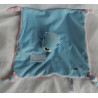 MHplus Krankenkasse - Schmusetuch - Murmeltier - hellblau und rosa - ca. 35 cm x 35 cm groß