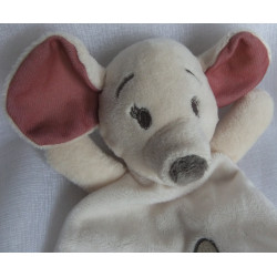 Primark - Disney - Schmusetuch Känguru Roo - creme/beige mit kleinem aufgestickten Motiv - ca. 26 cm lang