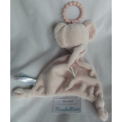 Douglas Baby - Schmusetuch - Lil'Teether - Elefant mit Beißring - rosa - ca.