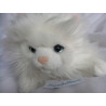 Nici - Plüschtier - Katze Meowlina - weiß, rosa - ca. 45 cm lang (mit Puschelschwänzchen gemessen) - liegend
