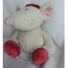 Nici - Plüschtier - Maus Braut mit Schleier - weiß/pink - ca. 25 cm groß - Schlenker