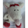 Nici - Plüschtier - Maus Braut mit Schleier - weiß/pink - ca. 25 cm groß - Schlenker