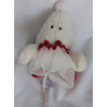 Nici - Plüschtier - Maus Braut mit Schleier - weiß/pink - ca. 25 cm groß - Schlenker