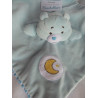 Kik - Care Bears baby - Schmusetuch - Glücksbärchies - Halbmondapplikation - hellblau - ca. 28 cm x 28 cm groß