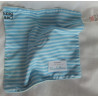 Kik - Care Bears baby - Schmusetuch - Glücksbärchies - Halbmondapplikation - hellblau - ca. 28 cm x 28 cm groß