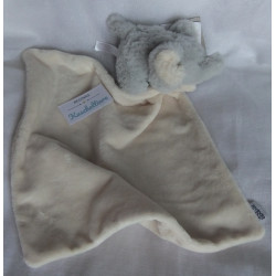 Mamas & Papas - Schmusetuch - Elefant mit Schnuffeltuch - beige/grau - ca. 45 cm lang
