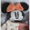 Pepco - Schmusetuch und Rasselgreifling - Disney - Minnie Mouse -  rosa, creme - mit Rasselgeräusch - ca. 30 cm lang