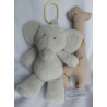 Kelly Toys Plüschtier Elefant mit Rasse- und Knistergeräusch und Trixie Giraffe mit Quietschgeräusch