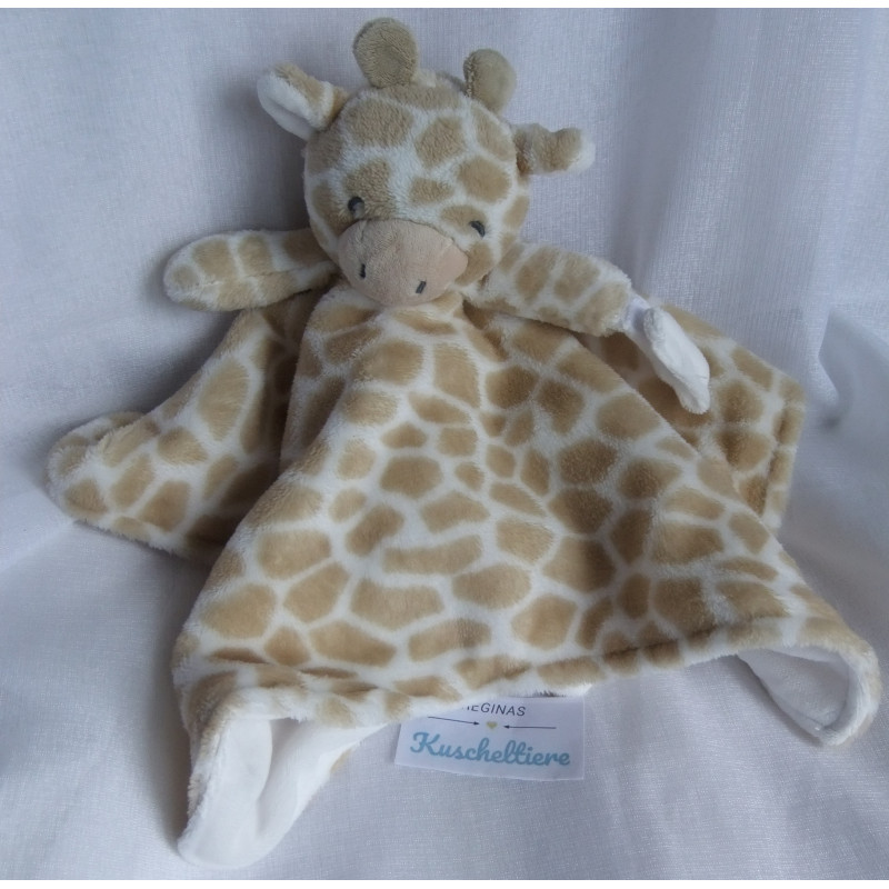 Carter's - Schmusetuch - Giraffe mit Schnullerhalter - braun/beige/weiß - ca. 37 cm x 35 cm