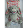 Spiegelburg BabyGlück - Spieluhr Hase - hellgrau, buntes Blumenmuster - Melodie: Schlaf Kindlein schlaf.. - ca. 21 cm groß