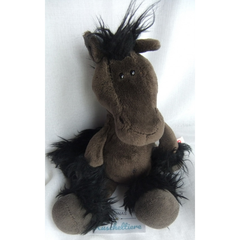 Nici - Plüschtier - Horse Club - Pferd - braun/schwarz - ca. 25 cm groß - Schlenker