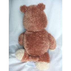Nici - Plüschtier - Bär Schokobär (ohne Blume) mit zwei kleinen Bauchtäschchen - schoko - ca. 50 cm groß Schlenker