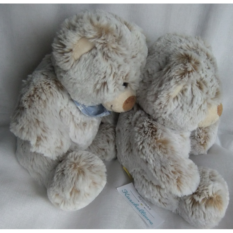 Bob der Bär - Plüschtiere - zwei Bärchen mit Halstuch - ca. 18 cm groß - sitzend