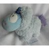 Nici - Plüschtier - Einhorn Theodor Winter - Snow Coldson mit Kapuze - hellblau/lila - ca. 22 cm hoch  stehend