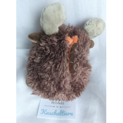 Nici - Plüschtier - Let me out im Sack - Elch - braun/orange - ca. 15 cm groß