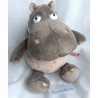 Nici - Plüschtier - Wild Adventures -Nilpferd Balduin - grau/rosa - ca. 25 cm groß - Schlenker