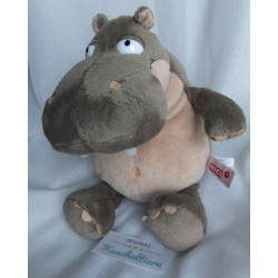 Nici - Plüschtier - Wild Adventures -Nilpferd Balduin - grau/rosa - ca. 25 cm groß - Schlenker