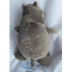 Nici - Plüschtier - Wild Adventures -Nilpferd Balduin - grau/rosa - ca. 25 cm groß - Schlenker