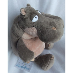 Nici - Plüschtier - Wild Adventures -Nilpferd Balduin - grau/rosa - ca. 25 cm groß - Schlenker