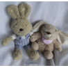 Zwei Plüschtiere - Teddy Hermann Herzekind Hase und Design+Kompetenz GmbH Hasen