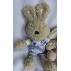 Zwei Plüschtiere - Teddy Hermann Herzekind Hase und Design+Kompetenz GmbH Hasen