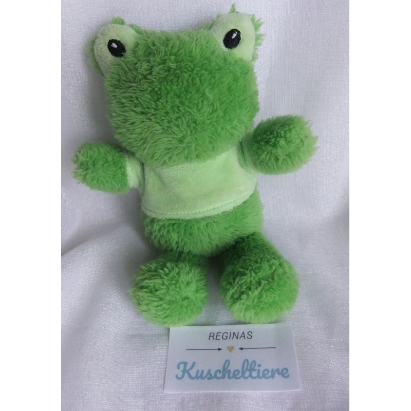 Kik - Ergee - Plüschtier - Spieltier - Frosch mit Pullover - grün - ca. 20 cm groß - Schlenker