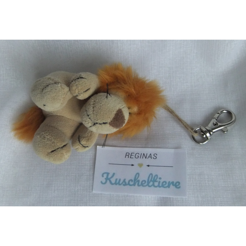 Nici Ferrero - Schlüsselanhänger - Löwe - Brauntöne - ca. 8 cm groß - sitzend