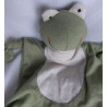 Sigikid - Schmusetuch - Frosch - grün meliert/beige meliert - ca. 25 cm lang