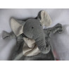 Sigikid - Schmusetuch - Elefant - grau meliert/beige meliert - ca. 25 cm lang