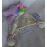 Happy - Schmusetuch - Elefant - lila/beige/bunter Rüssel - ca. 33 cm lang